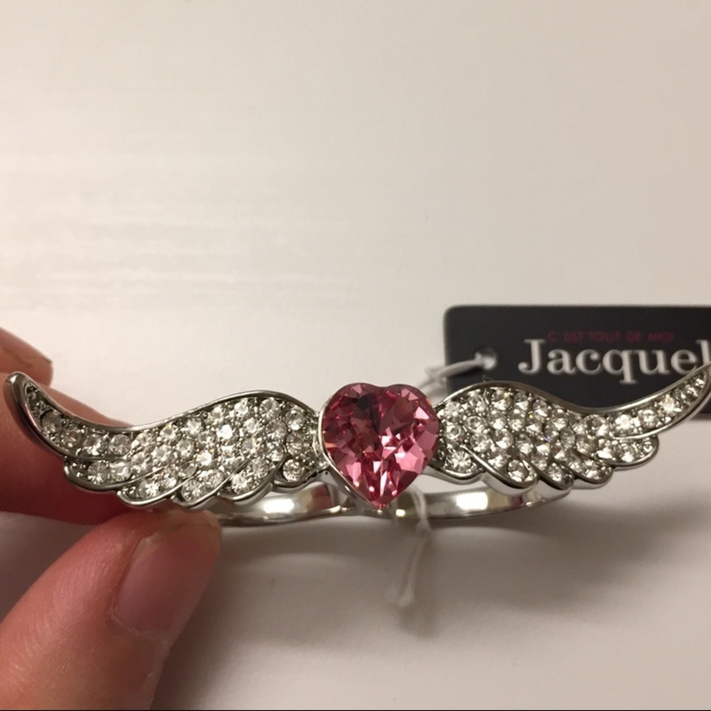 Pink Swarovski Elements Jacqueline Kent ring